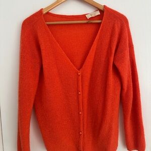 Sézane “Barry” Cardigan – Red/Orange – Size S